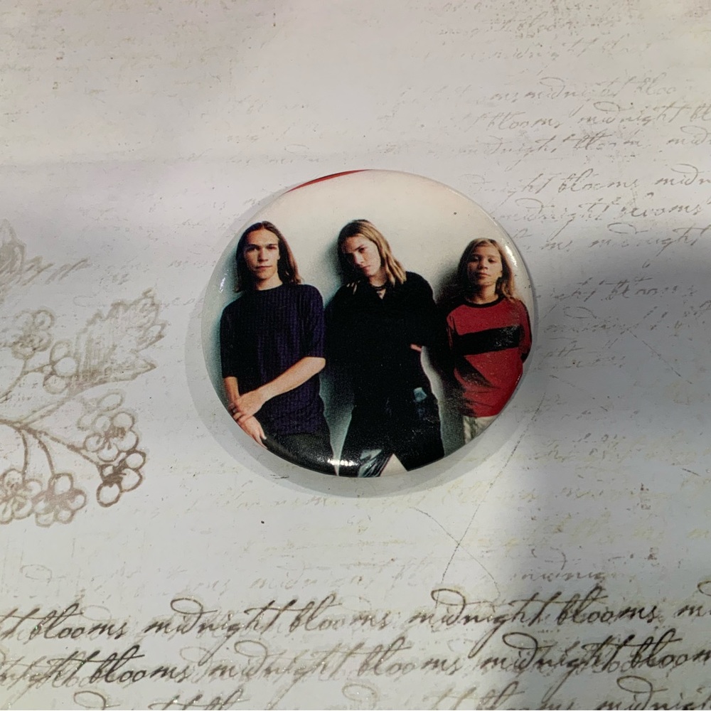 HANSON BUTTON METAL 90s vintage